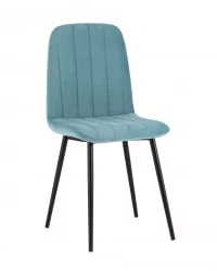 Стул Easy велюр Пыльно-голубой